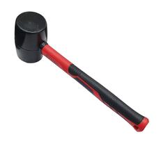 Martelo De Borracha 50mm Preto Cabo Fibra Leve Piso