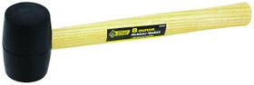 Martelo de borracha ACE Steel Grip 230 g Alça de madeira dura