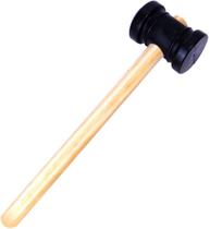 Martelo de Borracha Azulejista Pedreiro 60mm Cabo Madeira Martelo de Borracha Azulejista Pedreiro 60mm Cabo Madeira