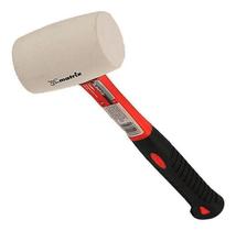 Martelo De Borracha Branca 50 Mm 225 G Cabo Fibra De Vidro