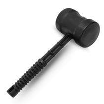 MARTELO DE BORRACHA CABO PLAST PRETO 60mm - ROMA