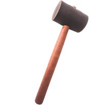 Martelo De Borracha Com Cabo De Madeira 600g