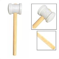 Martelo de Borracha Policloreto Vinila Branco 80mm - Eda 9EG