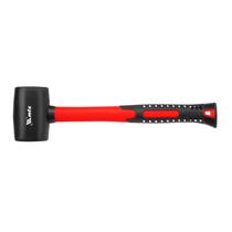 Martelo de borracha preta, cabo em fibra de vidro, 225g, 1pc // mtx