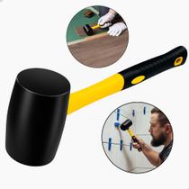 Martelo De Borracha Preta Para Assentamento De Piso Cerâmica