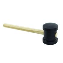 Martelo de Borracha Preto 60 mm com Cabo de Madeira Thompson Martelo de Borracha Preto 60 mm com Cabo de Madeira Thompson