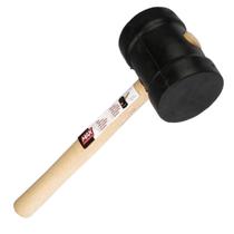Martelo de Borracha Preto com Cabo de Madeira 60mm Max Martelo de Borracha Preto com Cabo de Madeira 60mm Max