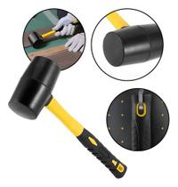 Martelo De Borracha Resistente Com Cabo Ergonômico 500g