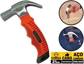 Martelo De Carpinteiro 21mm Cabo Curto Emborrachado Bestfer BFH0678