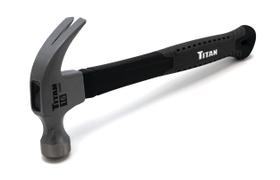 Martelo de Garra Titan 63020 com Alça de Fibra de Vidro e Cabeça de Ferro Fundido - 500ml