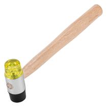 Martelo de plastico com bordas intercambiaveis, cabo de madeira, cabeca 35mm, 1pc // sparta