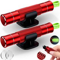 Martelo de segurança smosun Safe Hammer Glass Breaker 2 peças vermelho