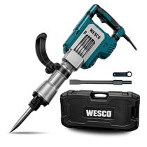 Martelo Demolidor Wesco 65J 1700W Sistema Anti Vibração 16kg Maleta Acessórios Martelete Demolição Martelo Demolidor Wesco 65J 1700W Sistema Anti Vibração 16kg Maleta Acessórios Martelete Demolição