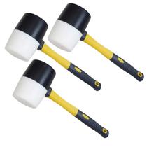 Martelo Ergonomico Borracha Kit 3 Uni Assentar Piso Obra Reparos Marreta Piso Ceramica Reparo Manutençao Martelo Ergonomico Borracha Kit 3 Uni Assentar Piso Obra Reparos Marreta Piso Ceramica Reparo Manutençao