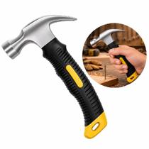 Martelo mini profissional unha cabo curto fibra de vidro emborrachado antiderrapante ergonômico multiuso para reparos e Martelo mini profissional unha cabo curto fibra de vidro emborrachado antiderrapante ergonômico multiuso para reparos e