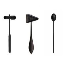 Martelo Neuro Buck + Martelo Babinski + Martelo Taylor - Preto - BIC Martelo Neuro Buck + Martelo Babinski + Martelo Taylor - Preto - BIC