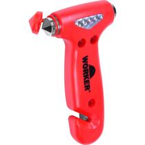 Martelo quebra vidro corta cinto emergencia automovel worker