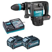 Martelo Rompedor 40V XGT HM001GZ 2x Bat 4.0Ah Makita 110v Martelo Rompedor 40V XGT HM001GZ 2x Bat 4.0Ah Makita 110v