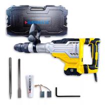 Martelo Rompedor Demolidor Menegotti MMR1700 Sds Max 45J 12KG 1700W 220V + Maleta
