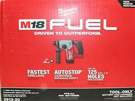 Martelo rotativo Milwaukee M18 Fuel 18V 1 SDS-plus 2912-20