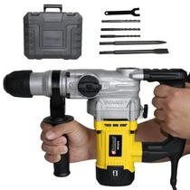 Martelo Rotativo Rompedor 1800W Profissional 7J com Maleta e Acessórios Martelo Rotativo Rompedor 1800W Profissional 7J com Maleta e Acessórios