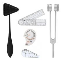 Martelo Taylor + Diapasão 256hz + Trena + Goniometro Pequeno E Grande Martelo Taylor + Diapasão 256hz + Trena + Goniometro Pequeno E Grande