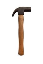 Martelo Unha Aço Com Cabo De Madeira 20mm