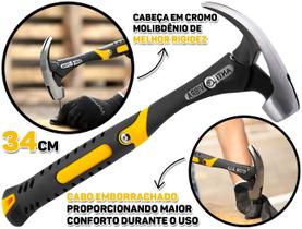 Martelo Unha Anti Vibração Em Aço Cromo Molibdênio Cabo Emborrachado Para Marcenaria Carpintaria Vonder Martelo Unha Anti Vibração Em Aço Cromo Molibdênio Cabo Emborrachado Para Marcenaria Carpintaria Vonder