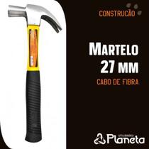 Martelo Unha Cabeça 27mm Polido Com Cabo De Fibra