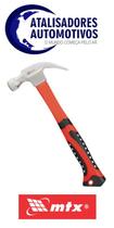 Martelo unha,cabeca 29 mm magnetica (imantada), cabo em fibra de vidro, emborrachado (450g)-mtx