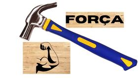 Martelo Unha De 29mm Cabo Fibra Emborrachado 700g Resistente