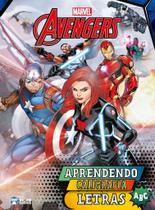 Marvel aprendendo caligrafia vingadores - letras - Bicho Esperto