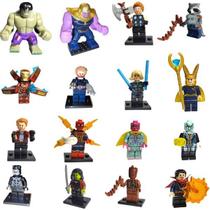 MARVEL Avengers Guerra infinita Coleção 16 bonecos Presente criativo Melhor Blocos Montar LetsGo 240 peças