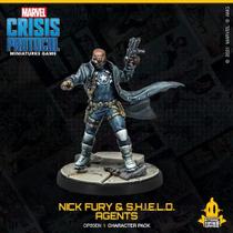 Marvel Crisis Protocol Nick Fury & S.H.I.E.L.D. Agents Character Pack Miniaturas Jogo de Batalha Jogo de Estratégia para Adultos com Idade 14+ 2 Jogadores Média Playtime 90 Minutos por Atomic Mass Games,Vários,CP55PT