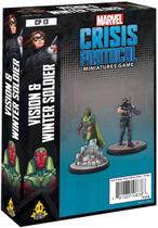 Marvel Crisis Protocol Vision e Winter Soldier Pack de personagens Miniaturas Jogo de Batalha Jogo de Estratégia para Adultos e Adolescentes Idade 14+ 2 jogadores Feito por Atomic Mass Games