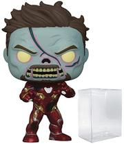Marvel: E se - Zumbi Homem de Ferro Tony Stark Funko Pop! Boneco de vinil (fornecido com capa protetora compatível com Pop Box)