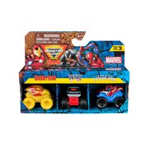 Marvel Monster Jam Mini: Iron Man, Venom e Spiderman 1:64