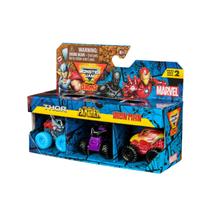 Marvel Monster Jam: Mini Thor, Pantera Negra e Iron Man 1:64 Marvel Monster Jam: Mini Thor, Pantera Negra e Iron Man 1:64