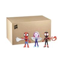 Marvel Spiderman Spidey E Seus Amigos Incríveis Web Squad 5pcs Action Figure Toy Gift Q Version