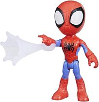 Marvel Spidey and His Amazing Friends Spidey Hero Figure, 4-Inch Scale Action Figure, Inclui 1 Acessório, para Crianças de 3 anos ou mais , Vermelho