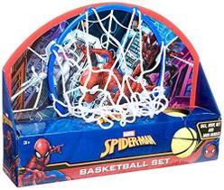 Marvel Ultimate Spiderman 13.5 X 10 Basketball Set Ball, Hoop, Net and Door Hanger, Multi