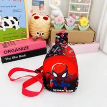 Marvel Vingadores Spiderman Homem De Ferro Crianças Bolsa De Ombro Moda Mochila Portátil Peito