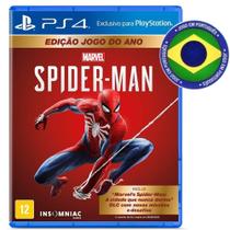 Marvels Spider-Man GOTY Edition PS4 Mídia Física Dublado em Português Edição Completa