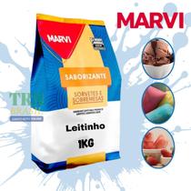Marvi Saborizante Em Pó Leitinho 1kg Para Geladinho Sorvete Picolé Comestíveis