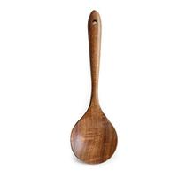 Mary Paxton Teak Kitchen Utensils, Colheres de Madeira Kitchenware Tempering Scoop Dipping, Colher de Arroz refeição, Sopa Antiaderente Pan Panelas Ferramentas de Talheres Artesanais (Colher de Tempero (9.25x2.76in))