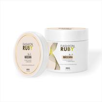 Máscara 2 em 1 Prolongador de Liso Pós Progressiva Fashion Ruby Linha Gold 500g