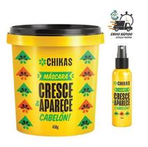 Máscara 450g e Loção 55ml Cresce & Aparece Chikas Ajuda Crescimento Máscara 450g e Loção 55ml Cresce & Aparece Chikas Ajuda Crescimento