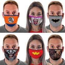 Mascara Adulto Não Descartável de Proteção Original de Personagens DC - Sulamericana
