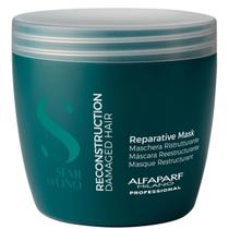 Máscara Alfaparf Semi Di Lino Recontruction Reparative 500ml Repara fortalece hidrata e ilumina cabelos danificados