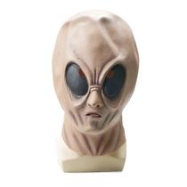 Máscara Alien Latex para rosto inteiro, fantasia de cosplay, festa, 30x32cm
